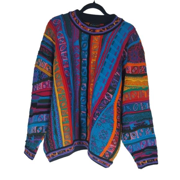 Vintage COOGI SWEATER 3D Made in Australia Sz M Medium